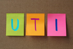post-it notes spelling out UTI
